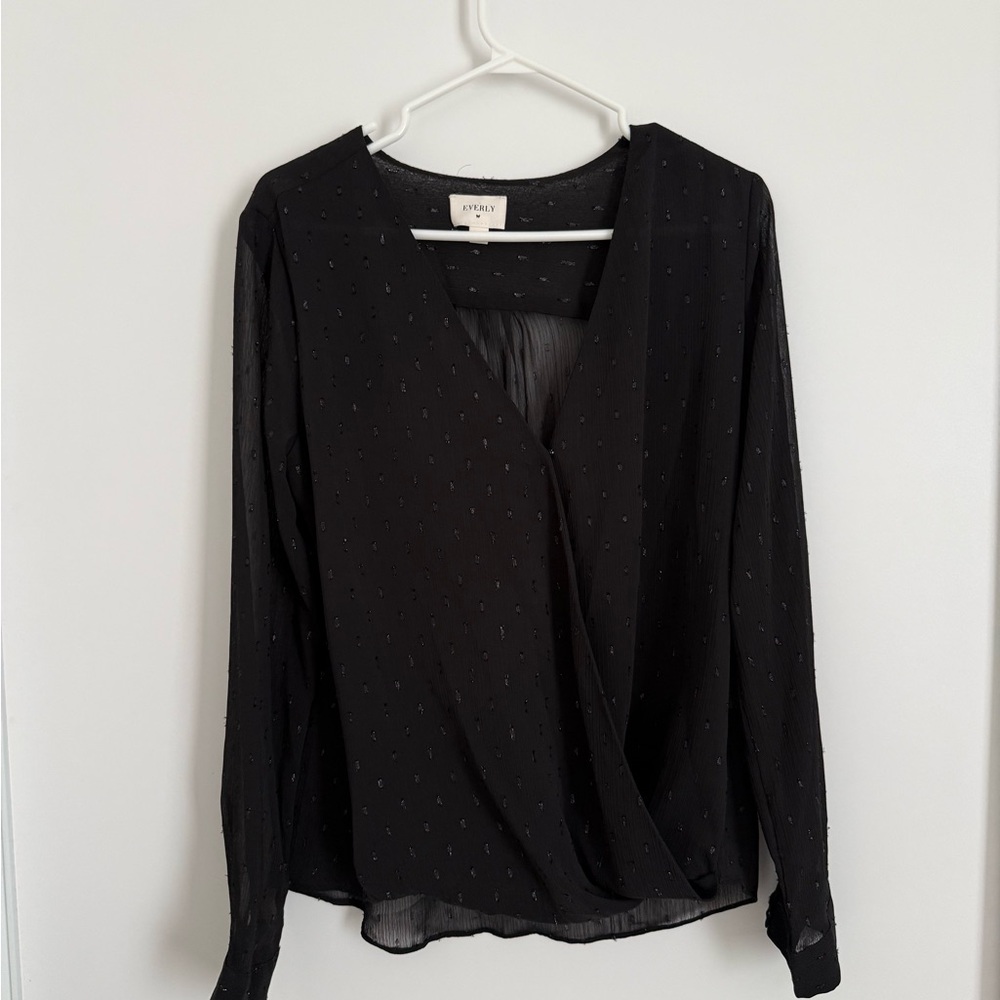 Everly Black Women's Blouse
